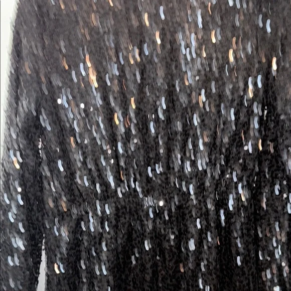 Sincerely Jules Black Sequin Coat - Picture 10 of 16
